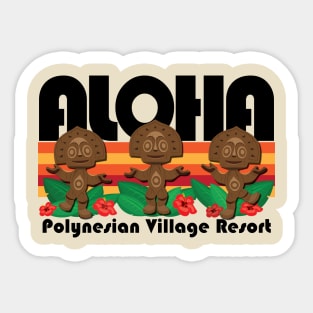 Aloha! Polynesian Village Sticker